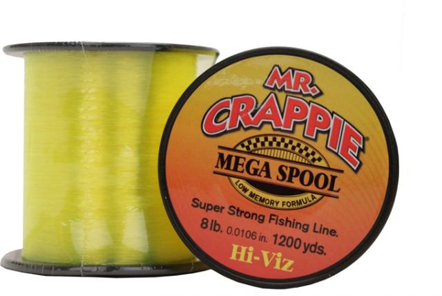 Lew's Mr. Crappie Mega Spools HiVis 8 lb 186454