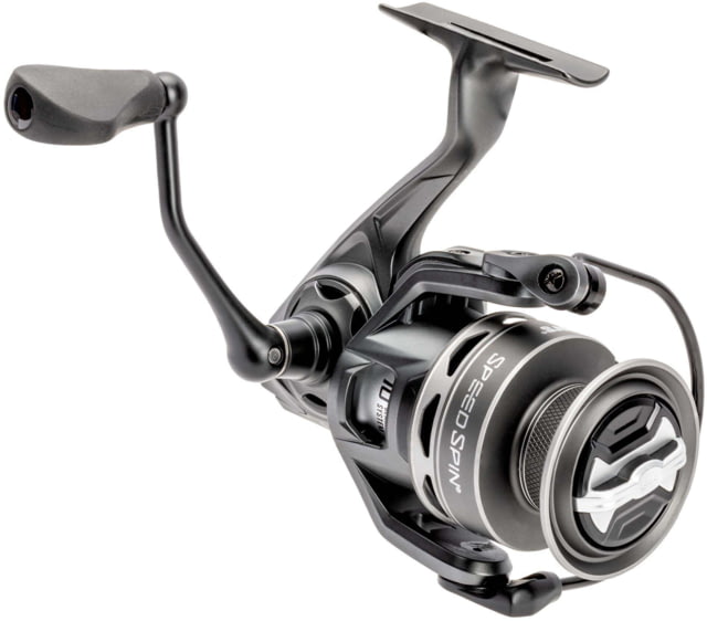 Lew's Speed Spin Spinning Reel SZ 100 Reel 9+1 Bearings 5.2-1 Ratio Graphite Frame and Sideplate Solid Brass Speed Gears Speed Lube Multi-Disc Drag