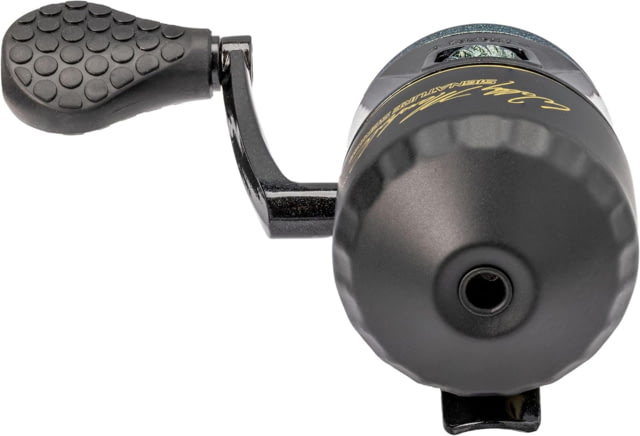 Lew's Wally Marshall Signature Series Spincast Reel 2+1 Bearings 4.3-1 Ratio All Metal Gears Reversible Handle Combat Grip Knob 6lb Line Green/Gold
