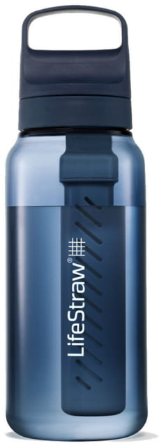 LifeStraw Go Series 1 L Water Bottle w/Filter Aegean Sea 1 Liter