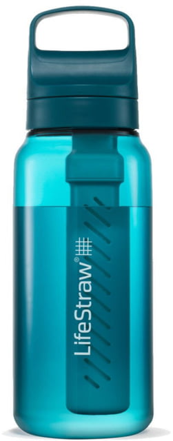 LifeStraw Go Series 1 L Water Bottle w/Filter Laguna Teal 1 Liter