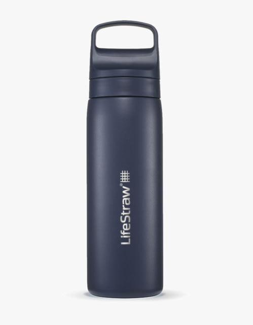 LifeStraw Go Stainless Steel 18oz Water Bottle w/Filter Aegean Sea