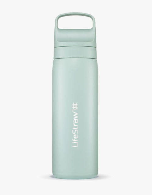 LifeStraw Go Stainless Steel 18oz Water Bottle w/Filter Seafoam