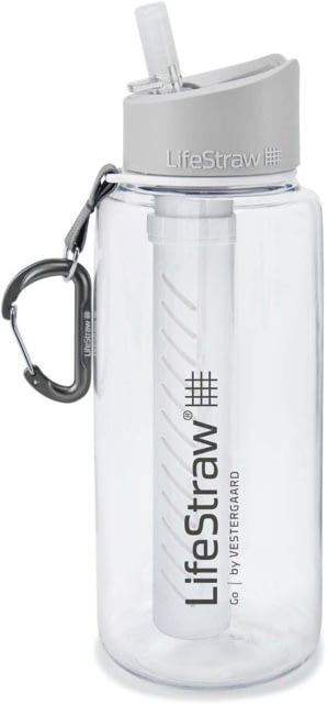 LifeStraw Go Series 1 L Water Bottle w/Filter Clear 1 Liter