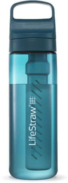 LifeStraw Go Series 22 Oz Water Bottle w/Filter Laguna Teal 22oz