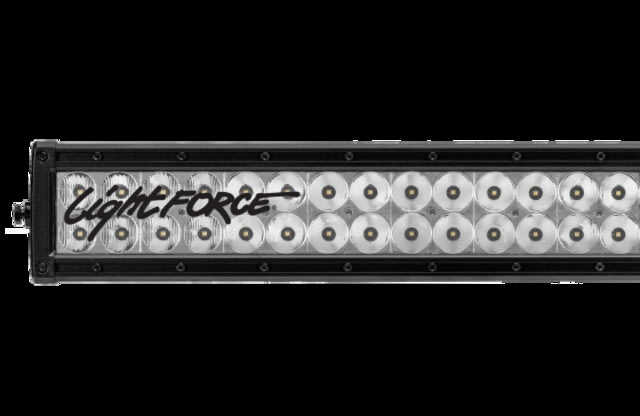 Lightforce Performance Lighting 30 in Dual Row Dual Wattage Led Bar Flashlight Black