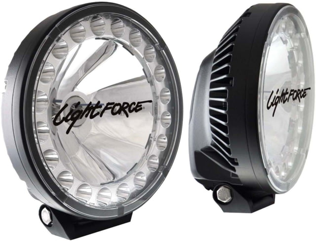 Lightforce Performance Lighting 9 in HTX 2 Hybrid 50W Hid Led Combo Flashlight w/Harness Black