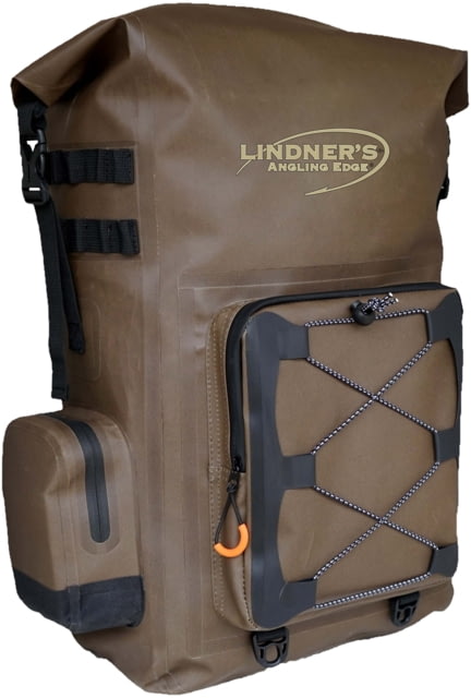 Linder's Angling Edge Shield Series Waterproof Roll Top Backpack Tan 111