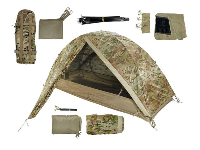 LiteFighter Fido Ai Individual Shelter System Multicam Camouflage 84in x 32in x 36in