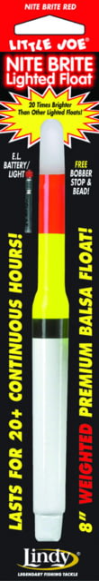 Little Joe Nite Brite Wgt Pole 8in Fl Orange/Yellow/White