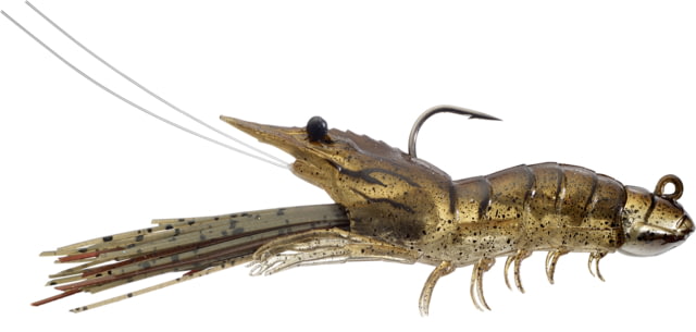 Live Target Fleeing Shrimp Soft Plastic Jig Sand Shrimp 3/8oz 3 1/2 in