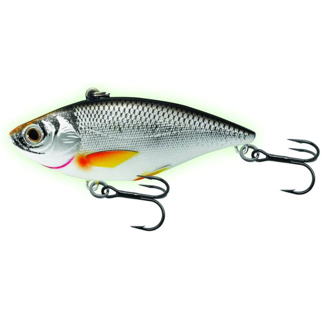 Live Target Livetarget Golden Shiner Lipless Rattlebait Sinking Glow/Black 2 3/8in 1/4oz #8 Hook