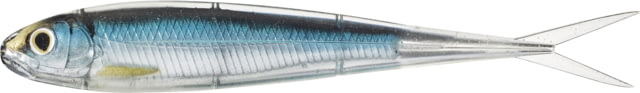 Live Target Twitch Minnow Soft Jerkbaits 4 4.5in Silver/Blue