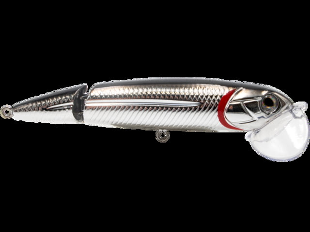 Livingston Lures 4in Walking Boss II Jr. Lure Black Back Chrome Shad