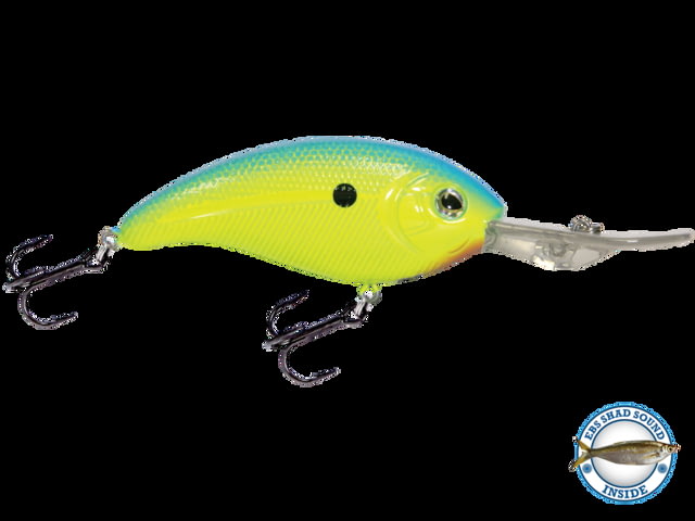 Livingston Lures Deep Impact 18 Lure Chartreuse Sunrise Shad