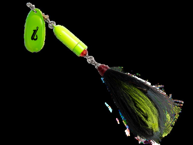 Livingston Lures EBS Spinner 100 Lure Chartreuse black