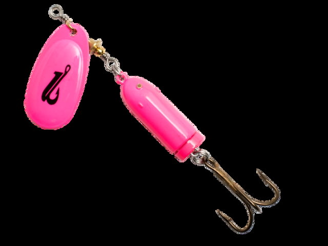 Livingston Lures EBS Spinner 58 Lure Hot Pink Black