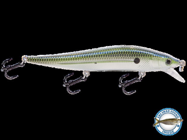 Livingston Lures JerkMaster 121C Lure Chrome XXX Shad