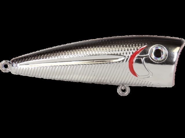 Livingston Lures Walk N Pop 67 Lure Black Back Chrome Shad