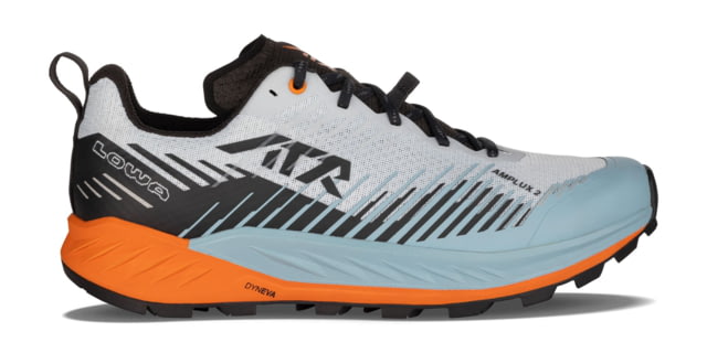 Lowa Amplux 2 Trailrunning Shoes - Men's Misty Blue/Orange 9.5