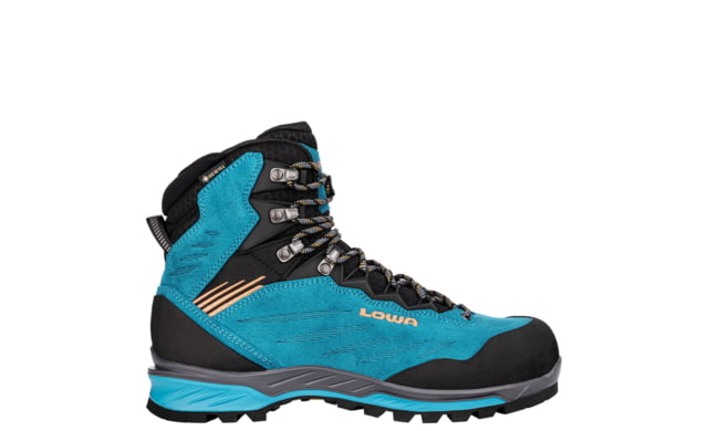 Lowa Cadin II GTX Mid Mounatineering Boots - Women's Turquoise/Mandarin 6.5