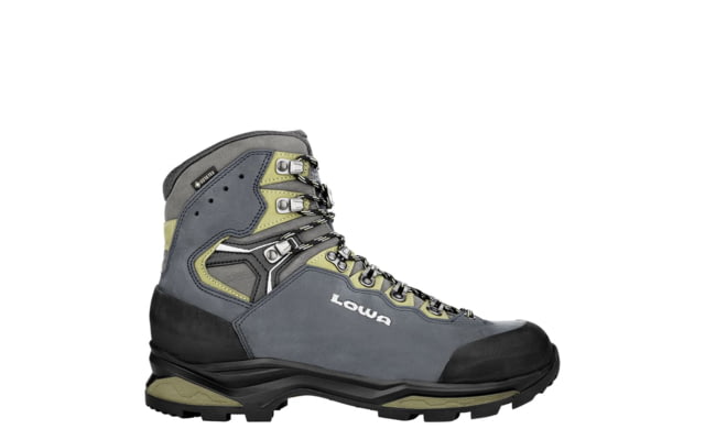 Lowa Camino GTX Hiking Boots - Men's Steel Blue/Kiwi