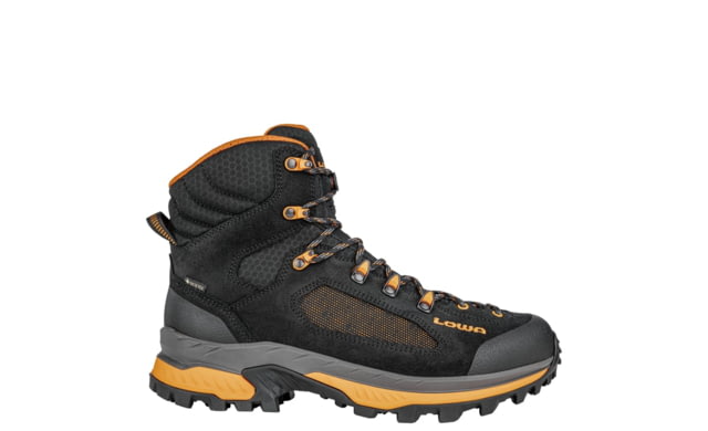 Lowa Corvara GTX Mid Mountaineerin Boots - Men's Black/Orange 12 2117310920-BLKORG-M120