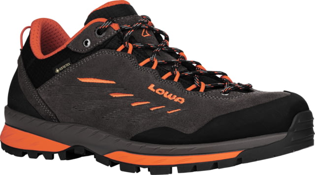 Lowa Delago GTX Lo Hiking Boots - Men's Anthracite/Flame Size 8