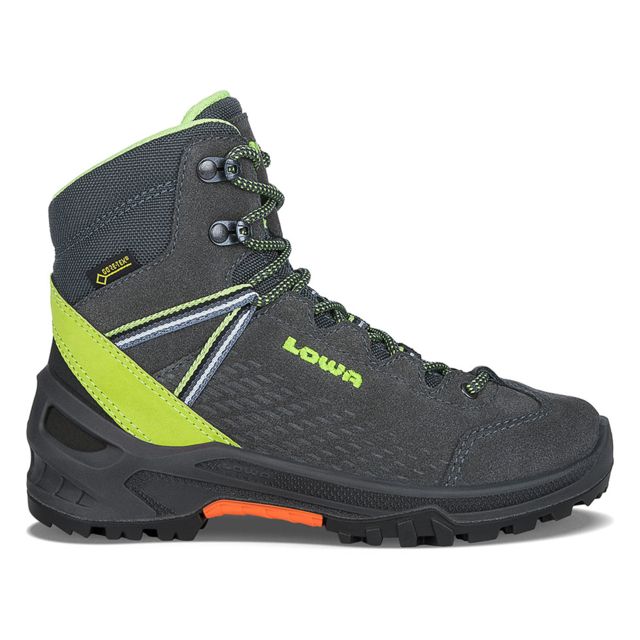 Lowa Ledro GTX Mid Footwear Boots - Unisex Anthracite/Lime Medium 12