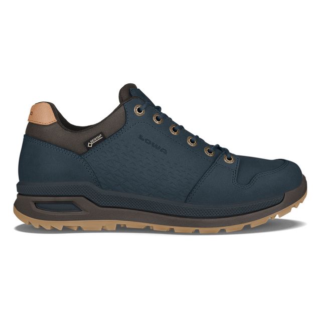 Lowa Locarno GTX Lo Hiking Boots - Men's Navy Medium 7.5