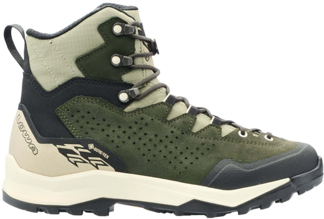 Lowa Explorer GTX Mid Backpacking Shoes - Women's Dark Green/Panna