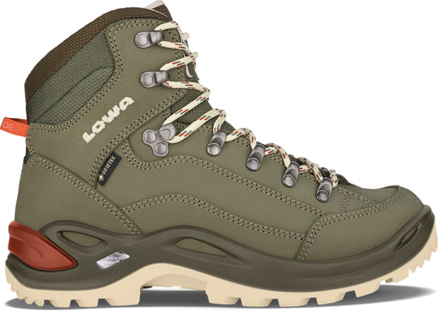 Lowa Renegade GTX Mid Hiking Shoes - Womens Grey Green/Panna 7.5
