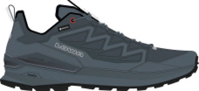 Lowa Tetonix GTX Lo Hiking Shoes - Men's Navy/Grey