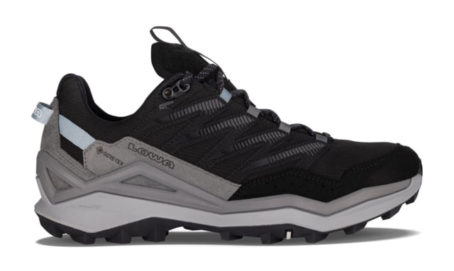 Lowa Maddox Pro GTX Lo Hiking Shoes - Women's Wide Black/Grey