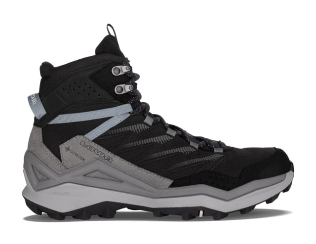 Lowa Maddox Pro GTX Mid Hiking Shoes - Women's Wide Black/Grey