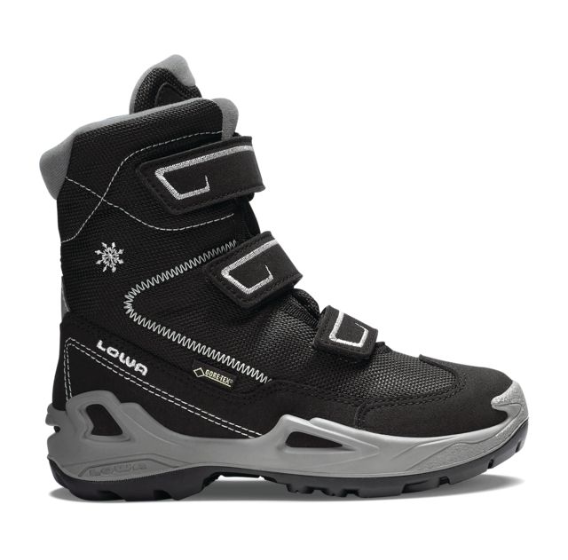 Lowa Milo GTX Hi Boot - Kid's Black/Light Gray 33 EU Medium