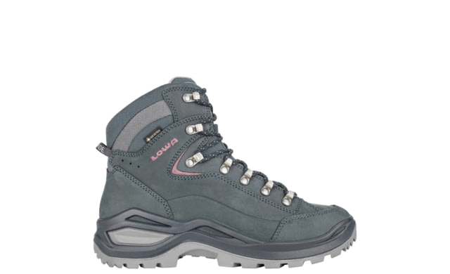 Lowa Renegade Evo GTX Mid Hiking Shoes - Women's Steel Blue/Old Rose