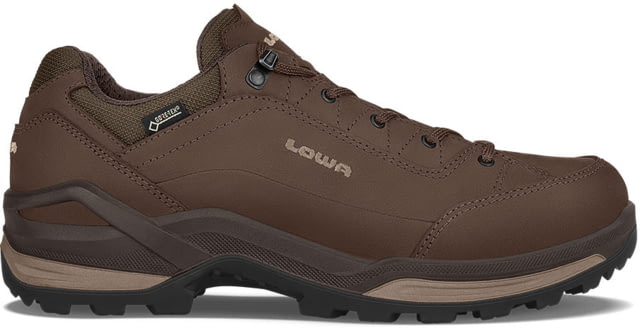 Lowa Renegade GTX Lo Hiking Shoes - Men's Wide 8.5 US Espresso/Beige  US
