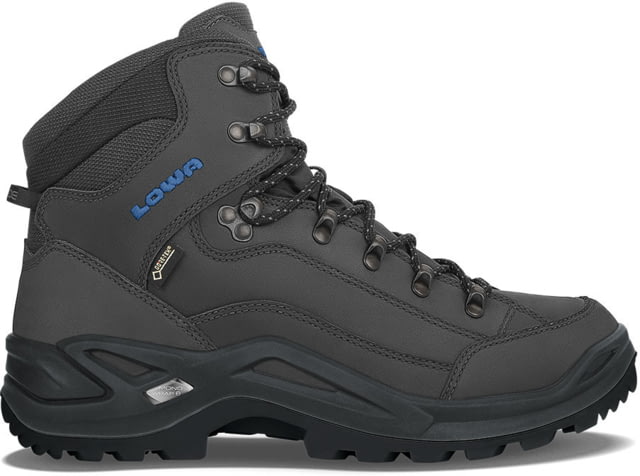 Lowa Renegade GTX Mid Hiking Shoes - Men's Medium 8 US Anthracite/Steel Blue  US