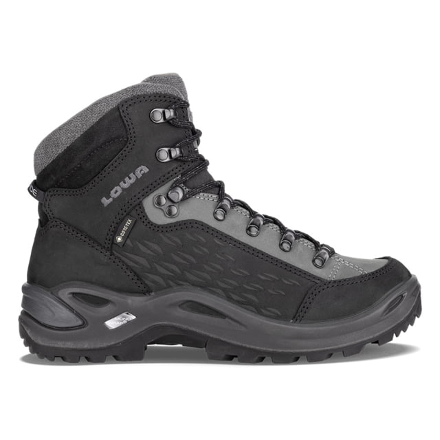 Lowa Renegade Warm GTX Mid Hiking Boots - Women's Black/Grey Size 9.5