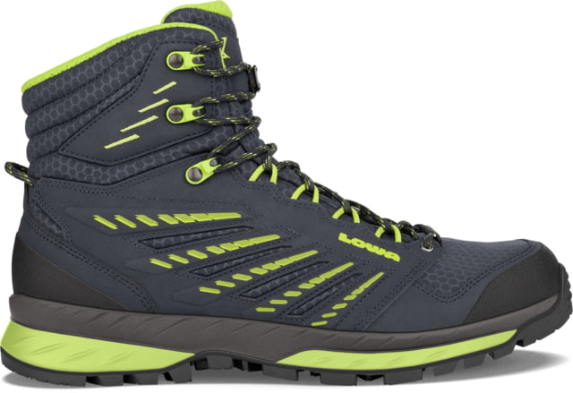 Lowa Trek Evo GTX Mid Hiking Boots - Men's Navy/Lime Size 11.5