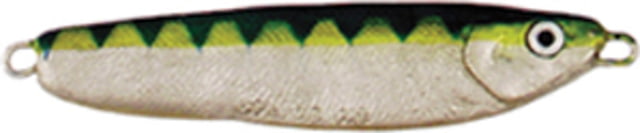 Luhr Jensen Crippled Herring Spoon Floating Chrome & Green 4oz 3 3/4in