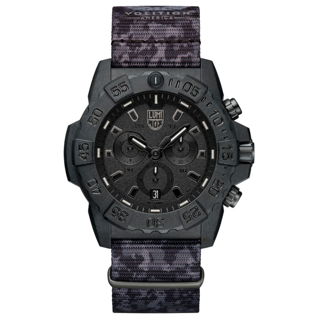 Luminox Navy Seal Chronograph Watches Black/White 45 mm