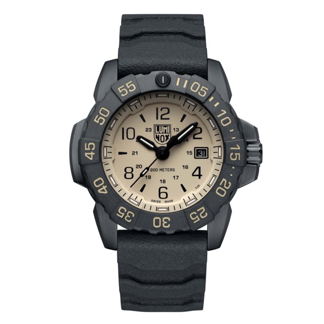 Luminox Navy Seal Foundation 3250 Series Watches - Men's Sand/Black 45mm