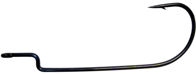 Lunker City 0 Slug-Go Hook Cone Cut Point 1X Long Shank Standard Wire Offset Black Nickel Size 8/0 5 Per Bag