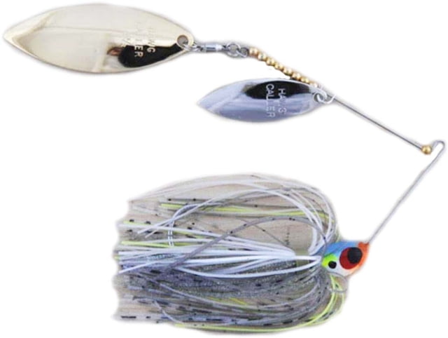 Lunker Lure Hawg Caller Proven Winner Double Blade Spinnerbait Mustad Fishing Hook 3/8oz 1 Piece Sexy Shad