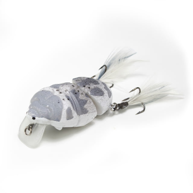 Lunkerhunt Battle Beetle Bait Ash 2.25in & 5/8 oz