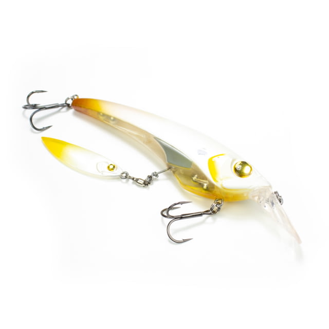 Lunkerhunt Boshi Blade Bait Bone Orange 4.3in & 5/8 oz