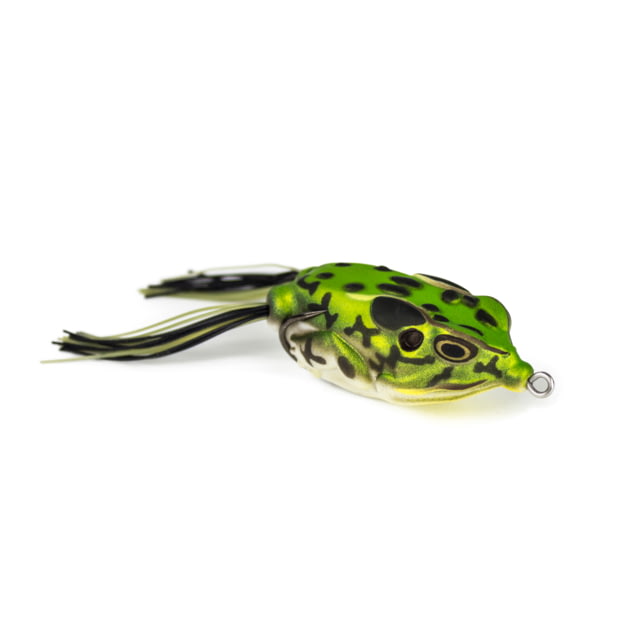 Lunkerhunt Compact Frog Bait Topwater 1 2.25in Green Tea