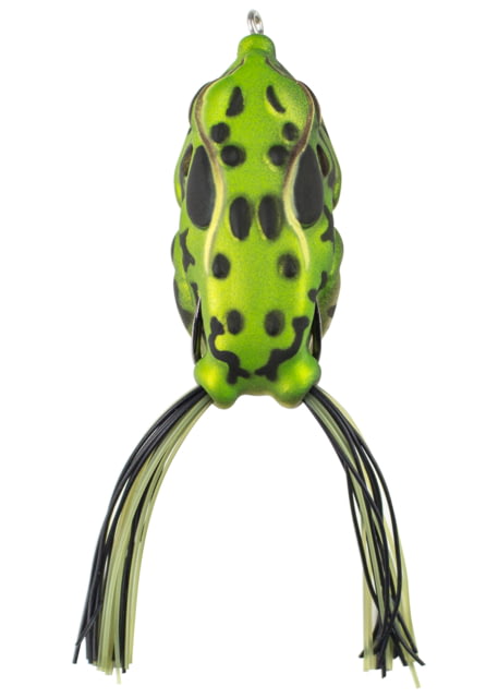 Lunkerhunt Compact Frog Bait Topwater 1 2.5in Green Tea